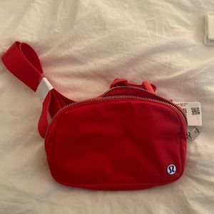 lululemon everywhere belt bag in red, new with tags